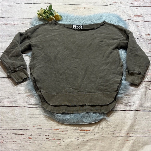Pebby Forevee Tops - Pebby Olive Green Women's Sweatshirt